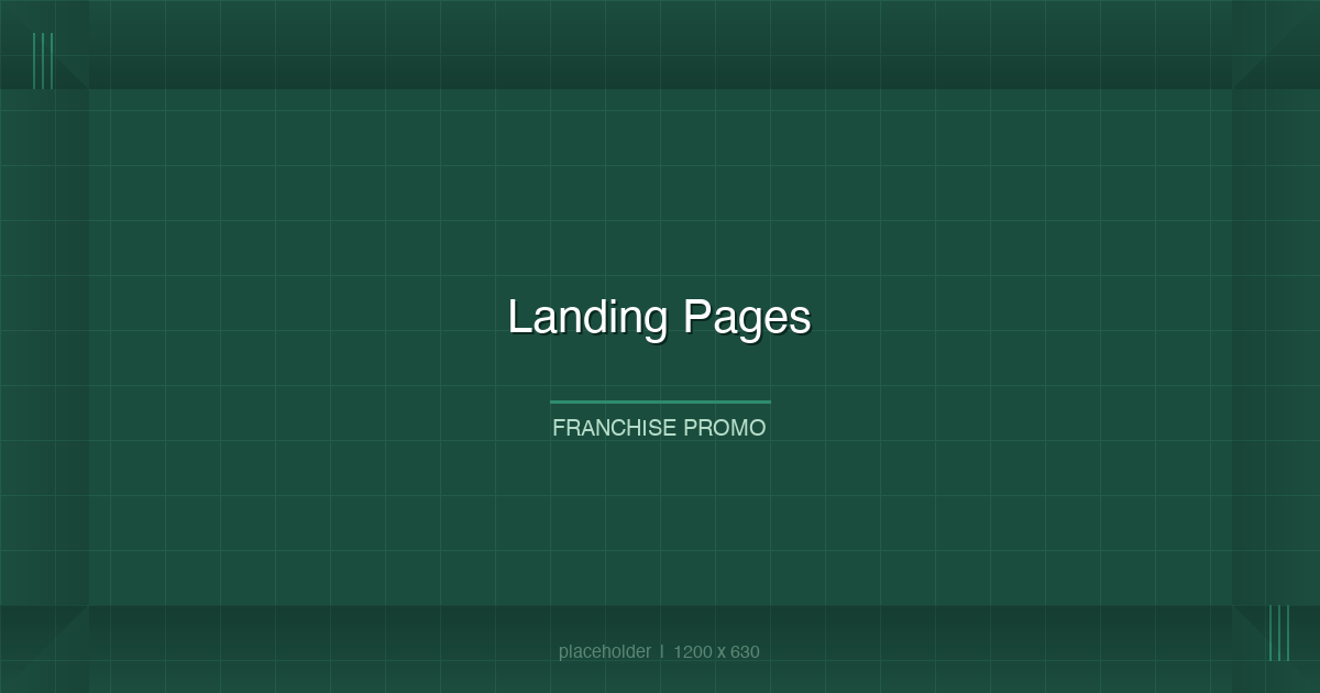 High-converting franchise PPC landing page design on desktop and mobile