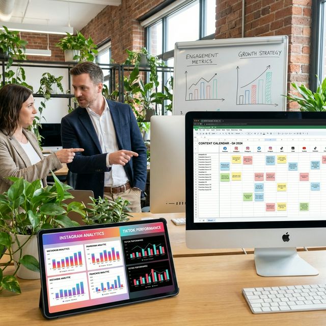 Social media management dashboard showing franchise brand and location channels